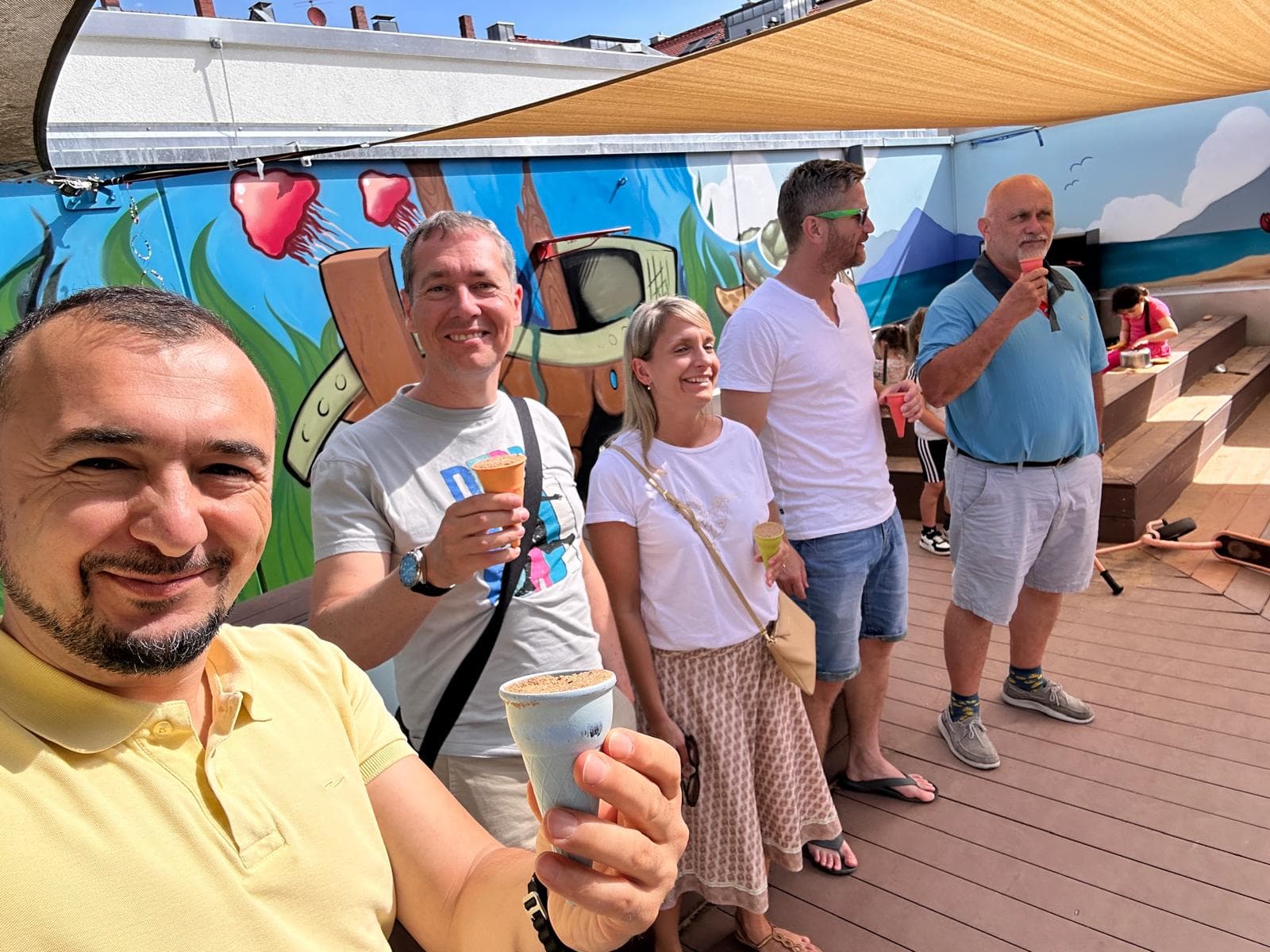 Besuch der Partnerschule aus Most, Tschechien